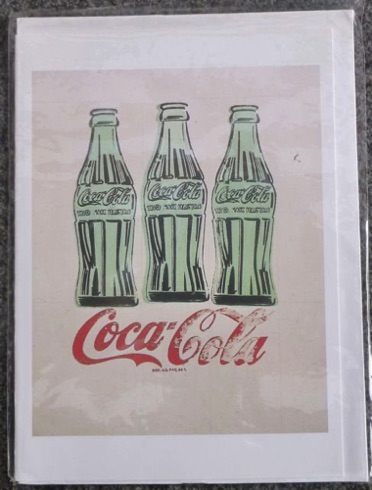 2394-2 € 1,00 coca cola kaart met enveloppe 12x18cm